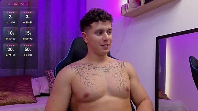 Show de ASHTON_HILS na webcam
