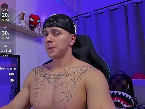 Show de ASHTON_HILS na webcam
