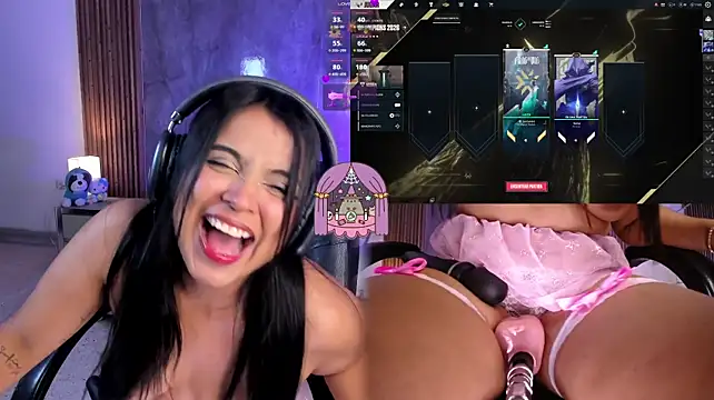 Show de LuciaReid na webcam
