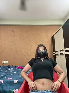 Show de Janvimoon na webcam