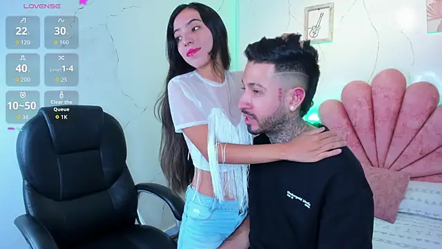 Show modela StevenAndLaura na web-kameri