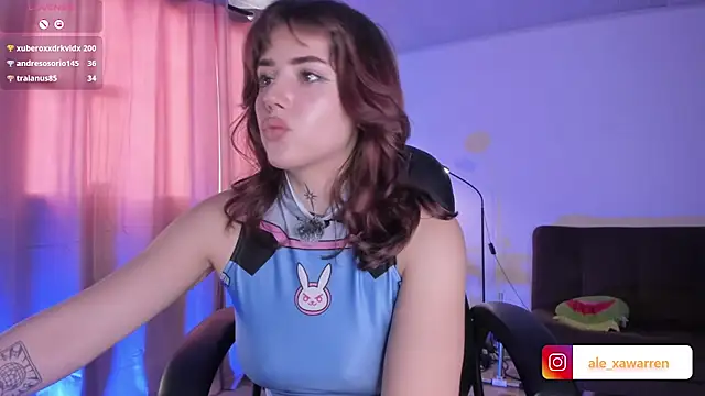 alexaawarren Adlı Modelin Canlı XXX Sohbeti