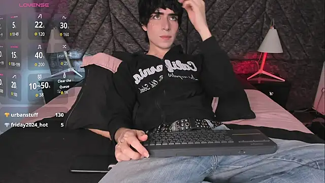 Show de DemonFoxx na webcam