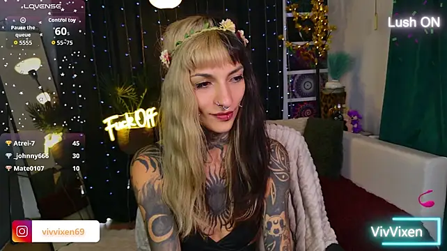 XXX chat uživo modela VivVixen