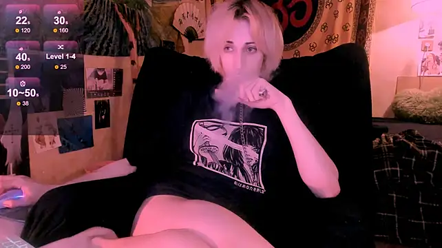 NyxWhite webcam show
