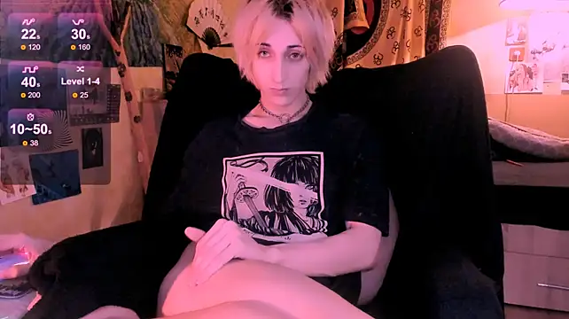 Show modela NyxWhite na web-kameri