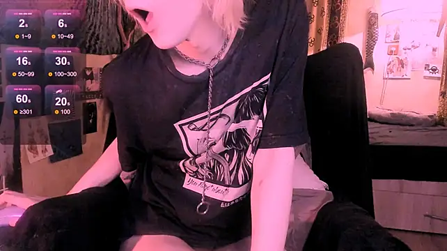Show de NyxWhite na webcam
