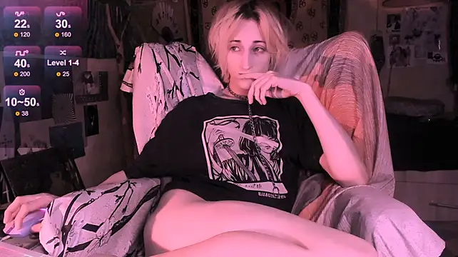 Show modela NyxWhite na web-kameri