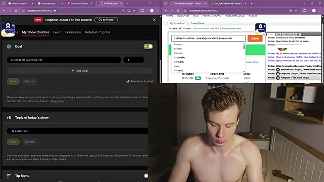 JohnDou2144 Pertunjukan Webcam