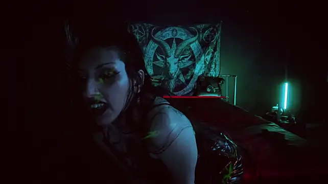 Show de StellaDarkspace na webcam