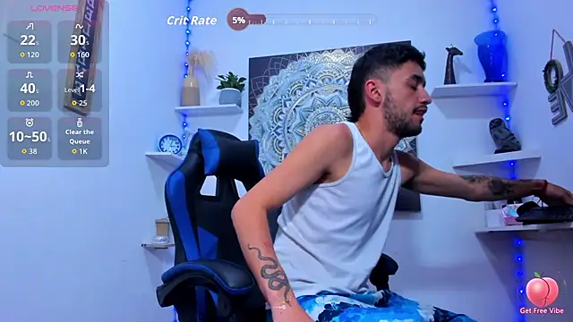 Jey_hot7: διαδικτυακό σόου στην κάμερα