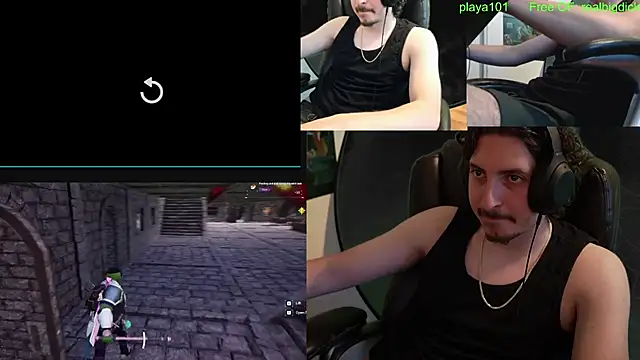 הופעת וובקאם של BigDickPlaya101