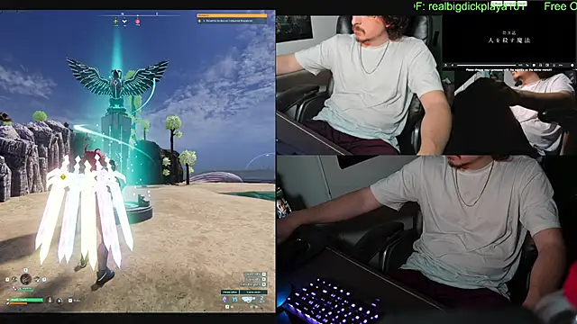 הופעת וובקאם של BigDickPlaya101