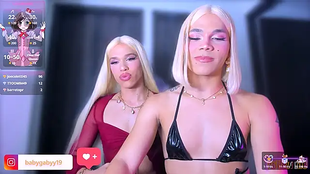 DeliGaby Show in webcam