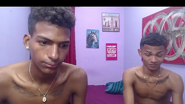 Show modela black_twinks na web-kameri