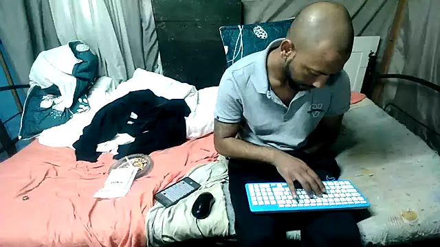 Show de Camodick na webcam