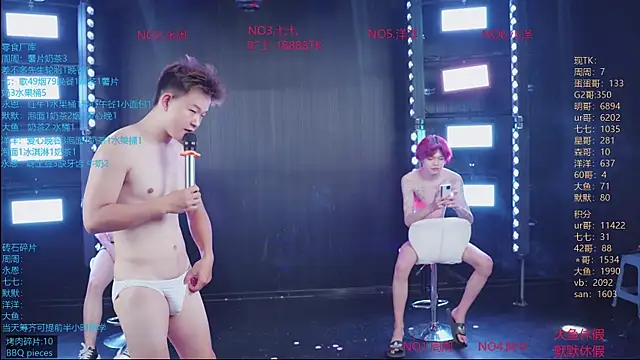 Show de YD-Boy na webcam