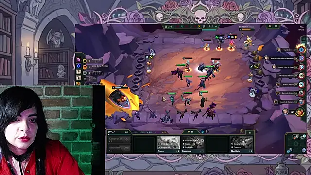 Show de DarkRoseUwU na webcam