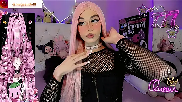 Show de Megaan_Dolll na webcam