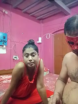 Show modela Bengali-coupel na web-kameri