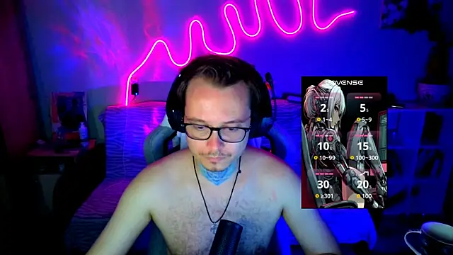 Show de MeLanXolik na webcam