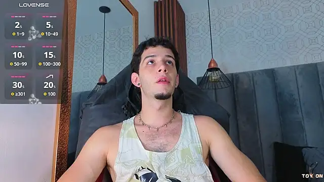 isaacblaze_: διαδικτυακό σόου στην κάμερα