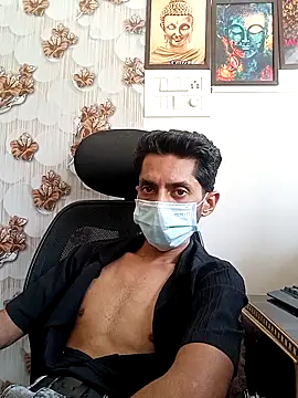 Show de BlackkCrab na webcam