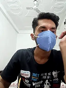 Show de BlackkCrab na webcam