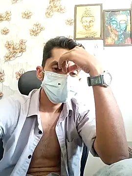 Show de BlackkCrab na webcam