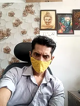 Show de BlackkCrab na webcam