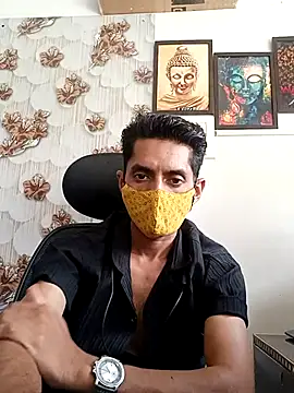 Show de BlackkCrab na webcam