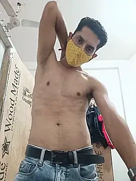 Show de BlackkCrab na webcam