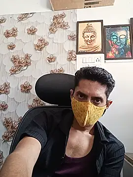Show de BlackkCrab na webcam
