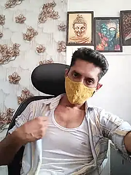 Show de BlackkCrab na webcam
