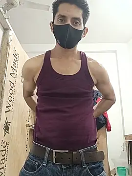 Show de BlackkCrab na webcam