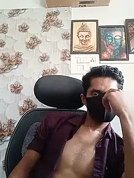 Show de BlackkCrab na webcam