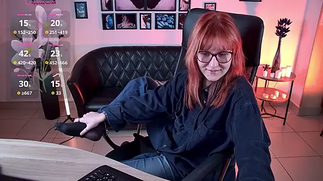 Show de lanafitch na webcam