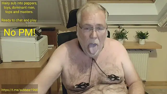 Show de subbear1968 na webcam