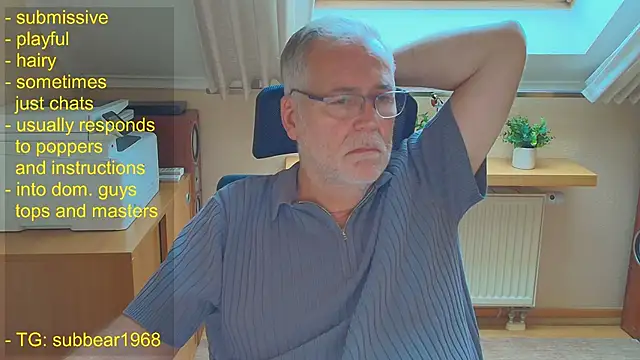 subbear1968 webkamerás műsora