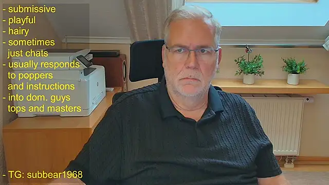 subbear1968 webkamerás műsora