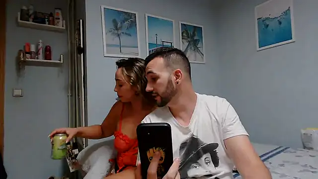 Show de space_couple na webcam