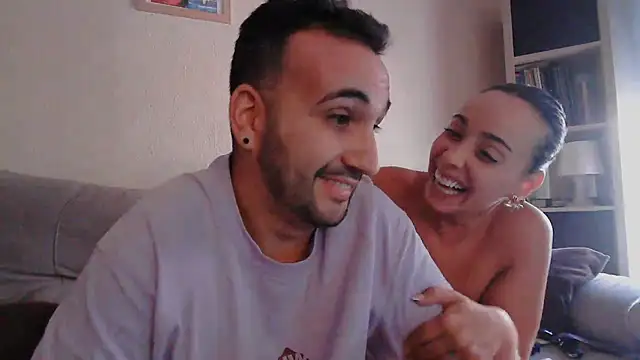 Show de space_couple na webcam