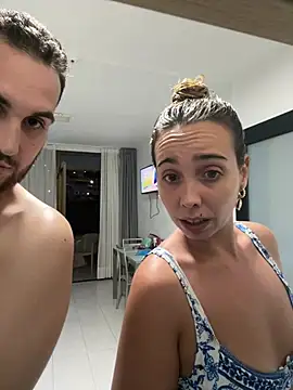 Show de space_couple na webcam