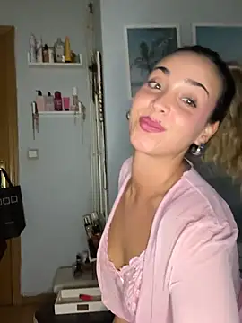 Show de space_couple na webcam