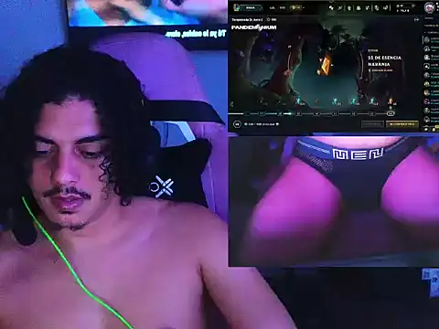 Show de Gamer_Straight na webcam