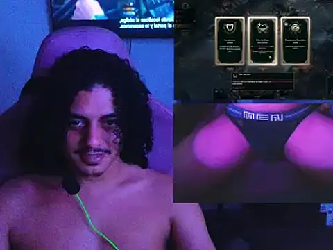 Show de Gamer_Straight na webcam
