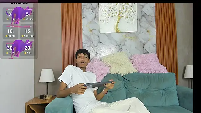 Show de THREE_BLACK na webcam