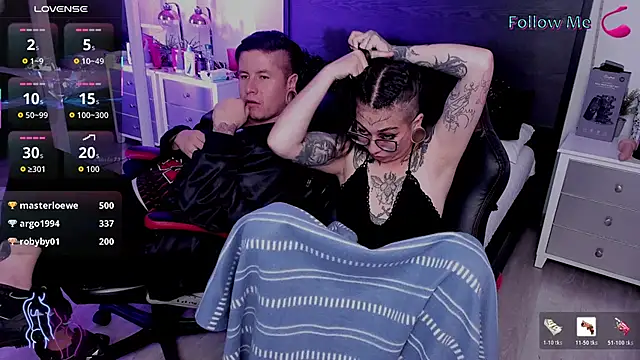 โชว์เว็บแคมของ inkedsinners_