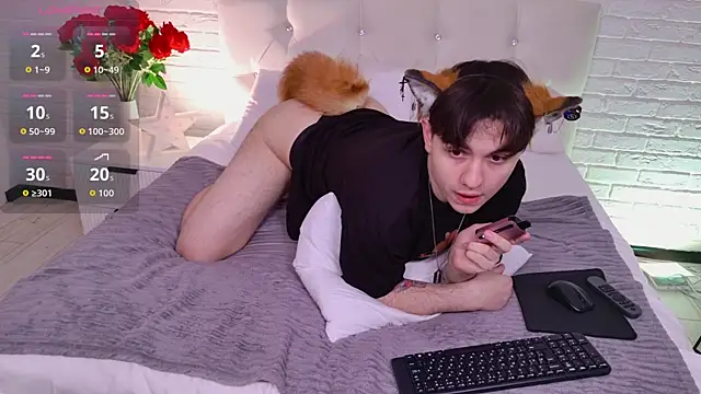 Show de FetishFox na webcam