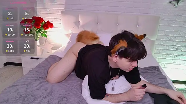 Show de FetishFox na webcam